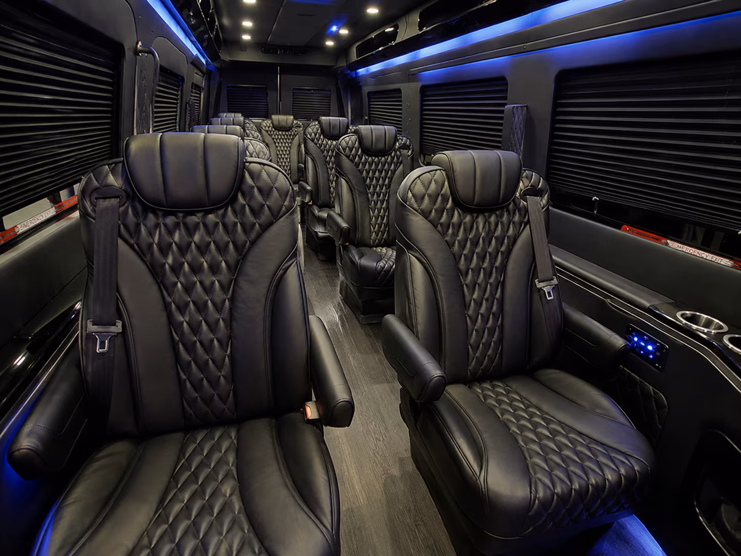 round rock 15 passenger sprinter van inside