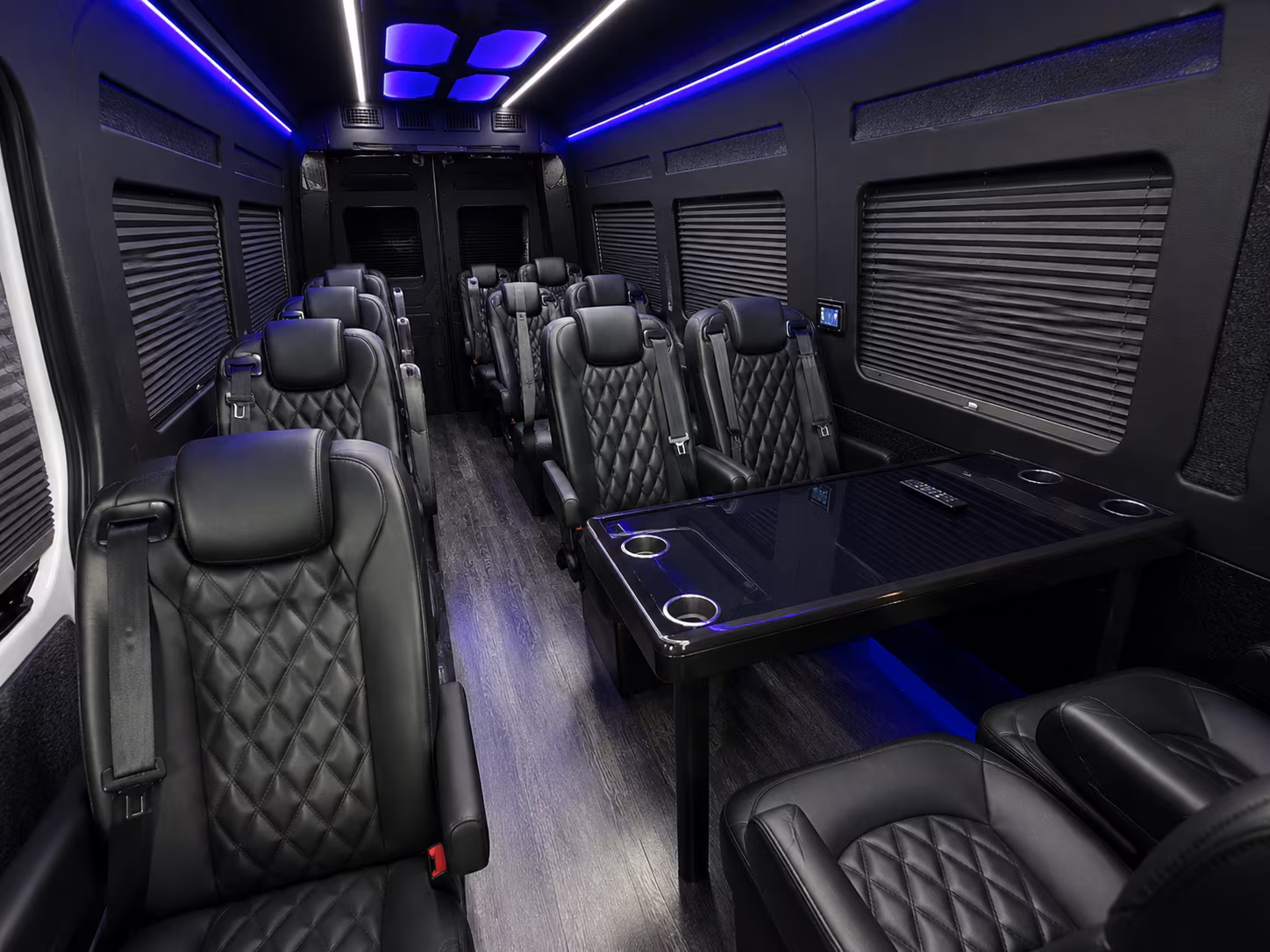 round rock 18 passenger sprinter van inside